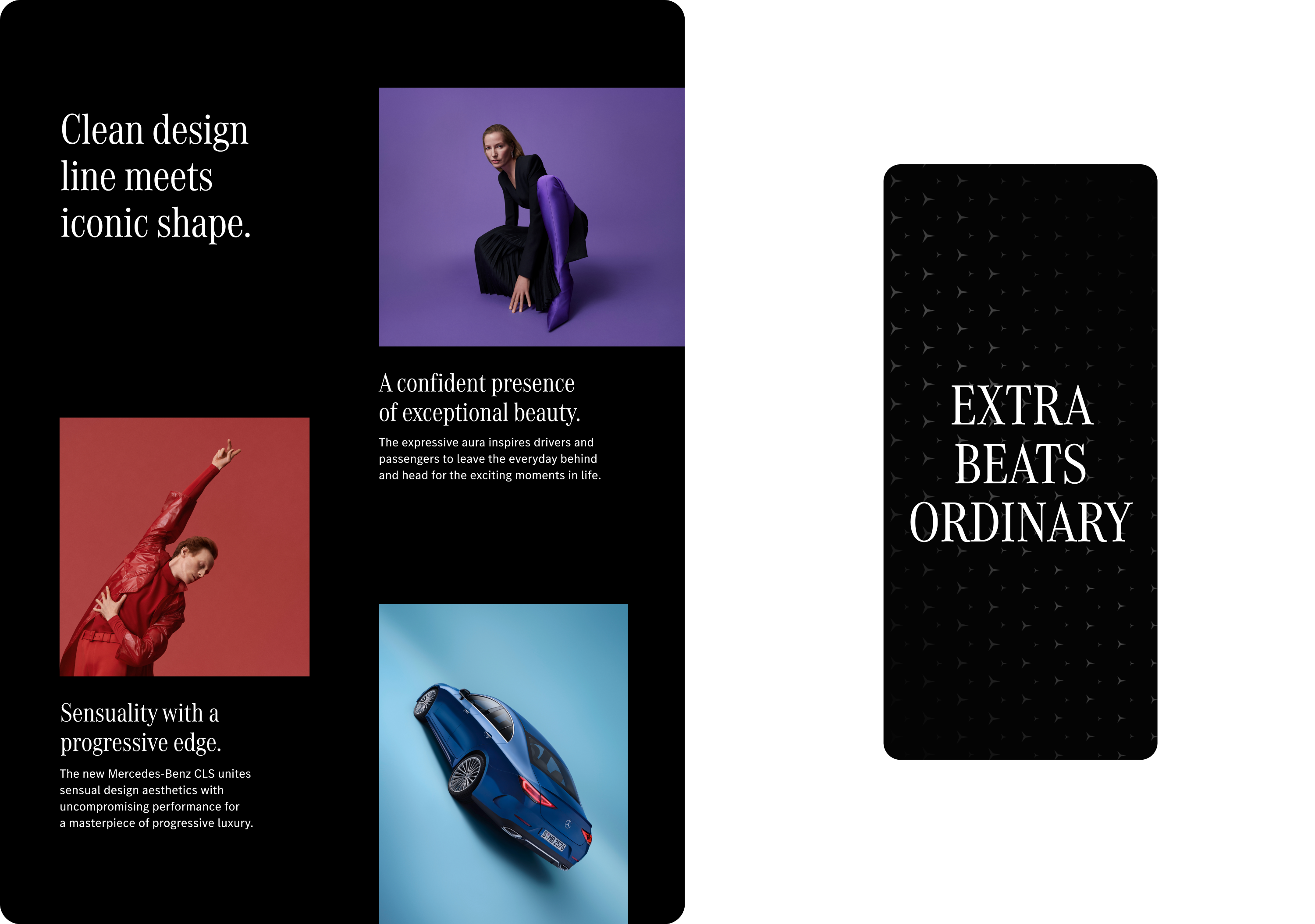 An image showing the image gallery on tablet and the star pattern on mobile.